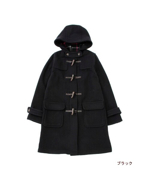 w closet（ダブルクローゼット）の「ダブルフェイスダッフルコート（トップス・レディース・ネイビー/ブラック/ベージュ※こちらのカラーは1・FREE）」の3枚目の写真