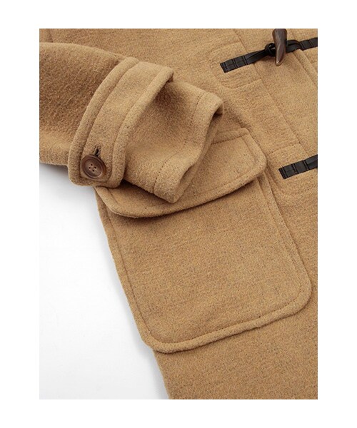 w closet（ダブルクローゼット）の「ダブルフェイスダッフルコート（トップス・レディース・ネイビー/ブラック/ベージュ※こちらのカラーは1・FREE）」の8枚目の写真