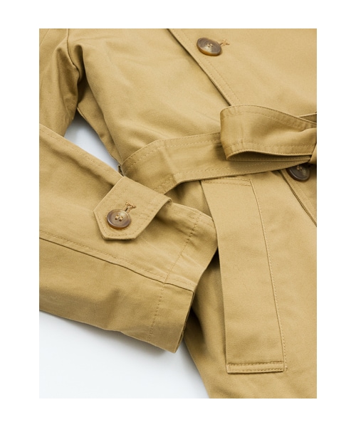 w closet(ダブルクローゼット)の「ライナー付きツイルトレンチコート(トップス・レディース・ベージュ/ネイビー・FREE)」の10枚目の写真