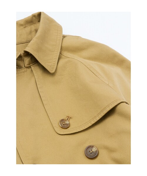 w closet(ダブルクローゼット)の「ライナー付きツイルトレンチコート(トップス・レディース・ベージュ/ネイビー・FREE)」の7枚目の写真