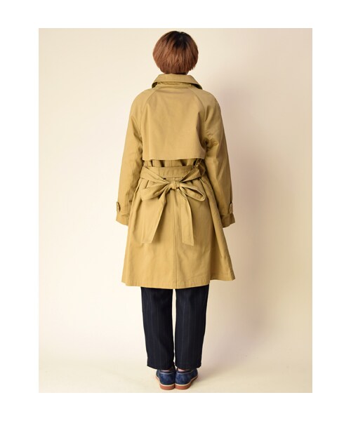 w closet(ダブルクローゼット)の「ライナー付きツイルトレンチコート(トップス・レディース・ベージュ/ネイビー・FREE)」の5枚目の写真