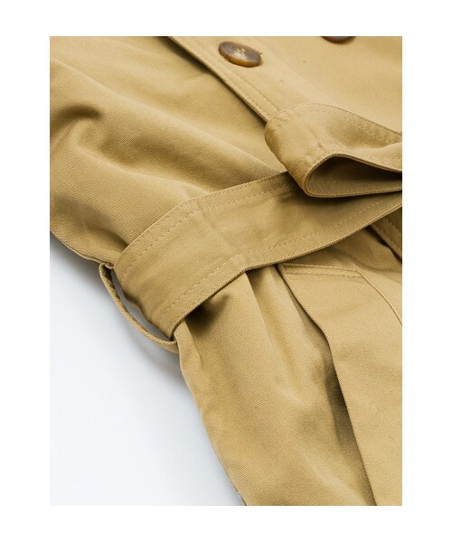 w closet(ダブルクローゼット)の「ライナー付きツイルトレンチコート(トップス・レディース・ベージュ/ネイビー・FREE)」の9枚目の写真