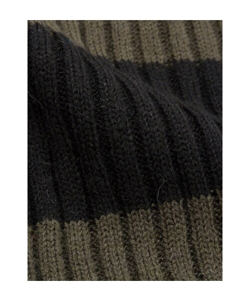 w closet（ダブルクローゼット）の「ボーダーニット×チュールドッキングワンピース（ワンピース/ドレス・レディース・オフホワイト×ネイビー/カーキ×ブラック・FREE）」の8枚目の写真