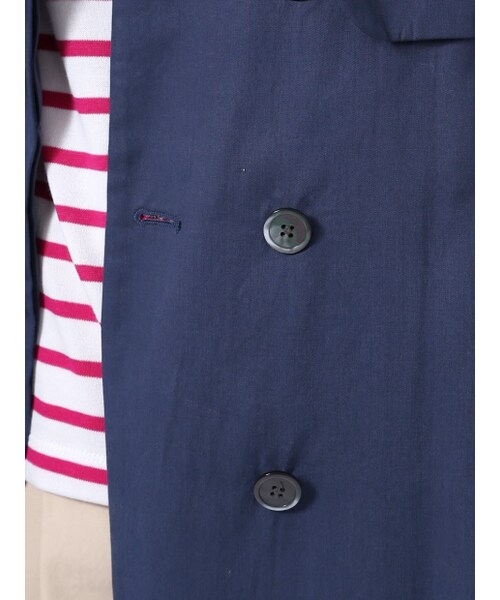 MYSELF ABAHOUSE（マイセルフアバハウス）の「レーヨンツイルドレストレンチ【予約】（ジャケット/アウター・レディース・ベージュ/ネイビー・F）」の12枚目の写真