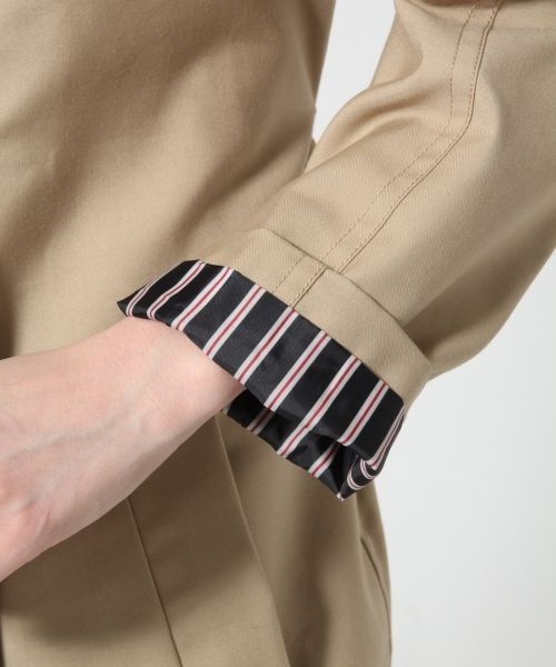 GLOBAL WORK（グローバルワーク）の「【WEB限定先行予約】ニュアンストレンチコート（ジャケット/アウター・レディース・ベージュ52/カーキ75/ネイビー88・S/Ｍ/Ｌ）」の15枚目の写真