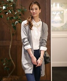 GLOBAL WORK | 【WEB限定先行予約】Ｖネックロングカーデ長袖(トップス)