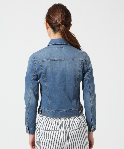 GLOBAL WORK（グローバルワーク）の「【WEB限定先行予約】Ｇジャン１５ＳＳ（ジャケット/アウター・レディース・ブルー86/ネイビー89・Ｍ/Ｌ）」の5枚目の写真