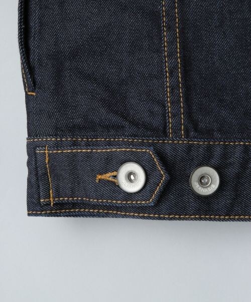 JEANASIS（ジーナシス）の「【先行予約】BASIC Gジャン（ジャケット/アウター・レディース・インディゴブルー/ダークインディゴブルー・FREE）」の9枚目の写真