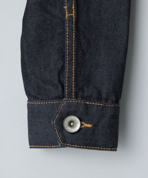 JEANASIS（ジーナシス）の「【先行予約】BASIC Gジャン（ジャケット/アウター・レディース・インディゴブルー/ダークインディゴブルー・FREE）」の6枚目の写真