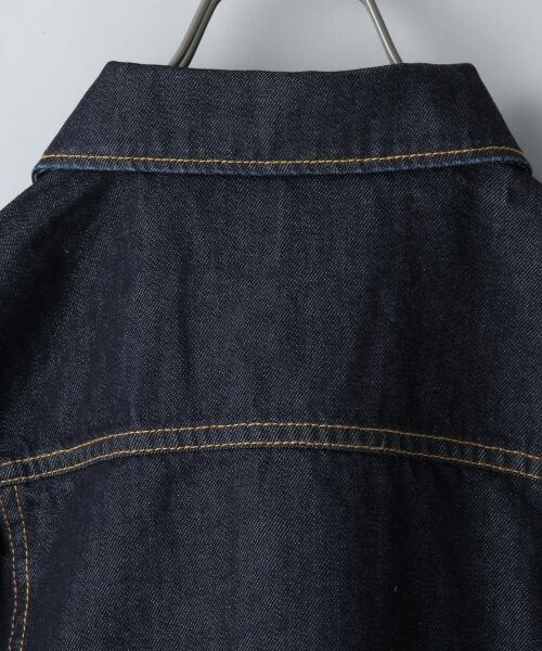 JEANASIS（ジーナシス）の「【先行予約】BASIC Gジャン（ジャケット/アウター・レディース・インディゴブルー/ダークインディゴブルー・FREE）」の8枚目の写真