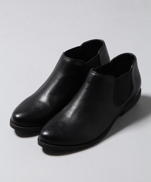 JEANASIS(ジーナシス)の「【先行予約】サイドゴアアンクルブーツ(シューズ・レディース・ブラック×シルバー/ブラック×ゴールド・M(23~24)/L(24~25))」の3枚目の写真