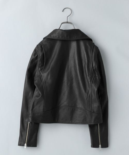 JEANASIS（ジーナシス）の「【先行予約】15SSレザーライダース（ジャケット/アウター・レディース・ブラック・FREE）」の2枚目の写真