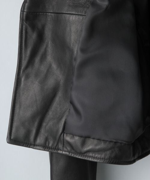 JEANASIS（ジーナシス）の「【先行予約】15SSレザーライダース（ジャケット/アウター・レディース・ブラック・FREE）」の9枚目の写真