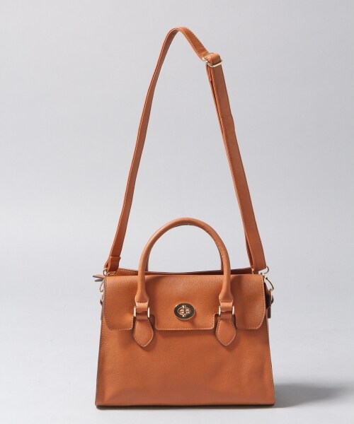 JEANASIS（ジーナシス）の「【先行予約】フロントキートートバック（バッグ・レディース・オフホワイト/ブラック/ブラウン・FREE）」の3枚目の写真