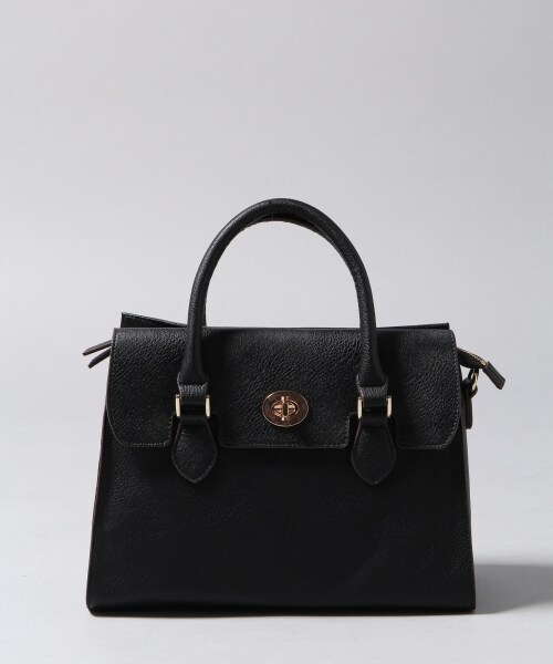 JEANASIS（ジーナシス）の「【先行予約】フロントキートートバック（バッグ・レディース・オフホワイト/ブラック/ブラウン・FREE）」の9枚目の写真