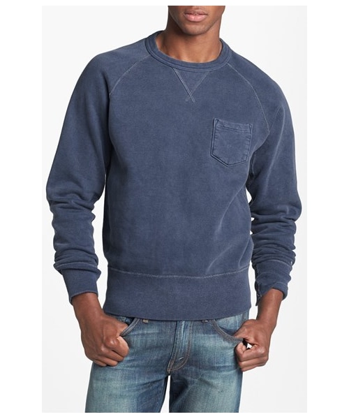 TODD SNYDER(トッドスナイダー)の「Todd Snyder + Champion 'City Gym' Sweatshirt(スウェット・メンズ・Mast Blue/Dark Storm/Salt And Pepper・Regular XX-Large/Regular Large/Regular Medium/Regular Small/Regular X-Large)」の2枚目の写真