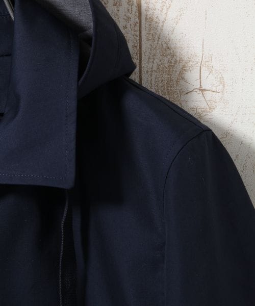 RAGEBLUE(レイジブルー)の「【4WAY仕様】ボンディングステンカラーコート(ジャケット/アウター・メンズ・グレー/ライトベージュ/ネイビー・M/L)」の7枚目の写真