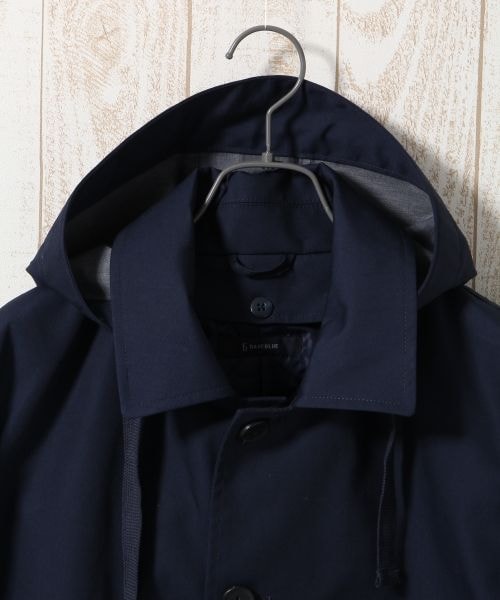 RAGEBLUE(レイジブルー)の「【4WAY仕様】ボンディングステンカラーコート(ジャケット/アウター・メンズ・グレー/ライトベージュ/ネイビー・M/L)」の6枚目の写真