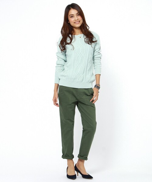 BARNYARDSTORM(バンヤードストーム)の「【先行予約】ミリタリーポケットパンツ(パンツ・レディース・ベージュ/カーキ/ネイビー・0/1/2)」の4枚目の写真