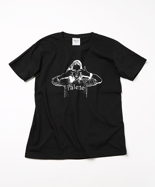 Palette TOKYO（パレットトーキョー）の「THE WOMEN TEE（Tシャツ/カットソー・メンズ・NAVY/WHITE/BLACK・S/M/L）」の6枚目の写真