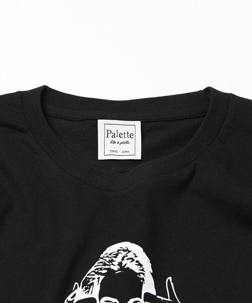 Palette TOKYO（パレットトーキョー）の「THE WOMEN TEE（Tシャツ/カットソー・メンズ・NAVY/WHITE/BLACK・S/M/L）」の8枚目の写真