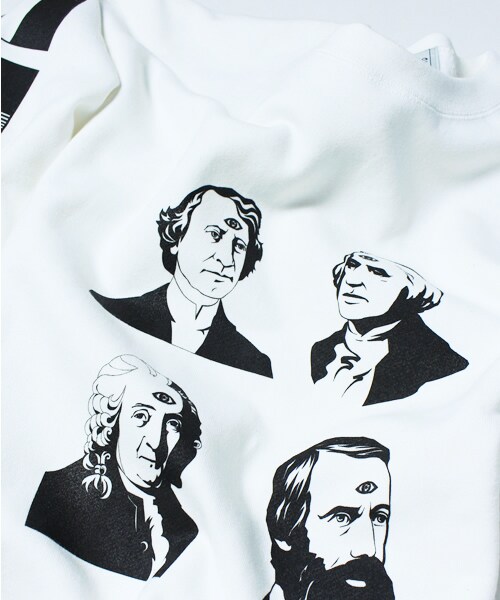 Palette TOKYO（パレットトーキョー）の「3rd EYE CREW SWEAT（Tシャツ/カットソー・メンズ・BLACK/WHITE・S/M/L）」の4枚目の写真