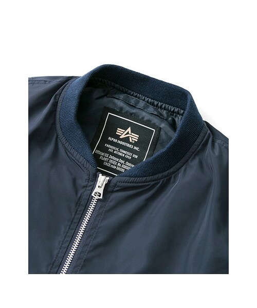 URBAN RESEARCH(アーバンリサーチ)の「ALPHA×URBAN RESEARCH iD 別注MA-1ジャケット(ジャケット/アウター・メンズ・NAVY/KHAKI/WHITE・S/M/L)」の13枚目の写真
