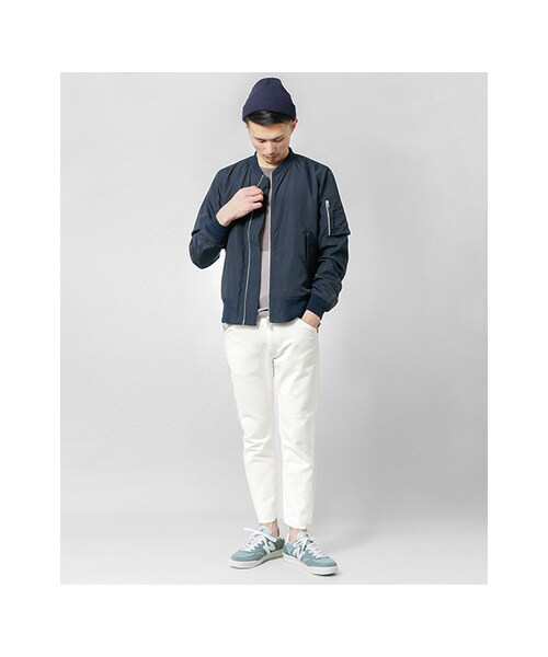 URBAN RESEARCH(アーバンリサーチ)の「ALPHA×URBAN RESEARCH iD 別注MA-1ジャケット(ジャケット/アウター・メンズ・NAVY/KHAKI/WHITE・S/M/L)」の5枚目の写真