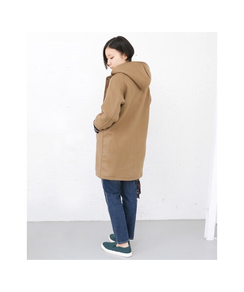 URBAN RESEARCH DOORS(アーバンリサーチドアーズ)の「SKOOKUM LONG HOOD COAT(ジャケット/アウター・レディース・CAMEL/NAVY・32)」の8枚目の写真