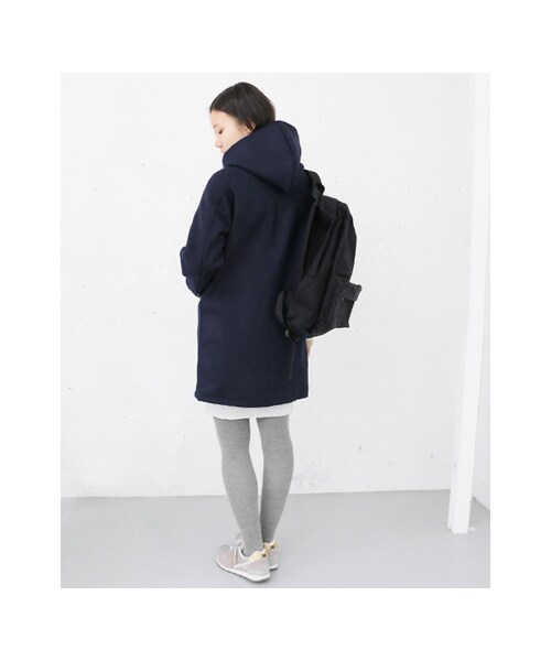 URBAN RESEARCH DOORS(アーバンリサーチドアーズ)の「SKOOKUM LONG HOOD COAT(ジャケット/アウター・レディース・CAMEL/NAVY・32)」の5枚目の写真