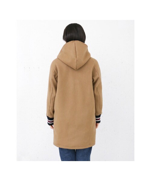 URBAN RESEARCH DOORS(アーバンリサーチドアーズ)の「SKOOKUM LONG HOOD COAT(ジャケット/アウター・レディース・CAMEL/NAVY・32)」の10枚目の写真