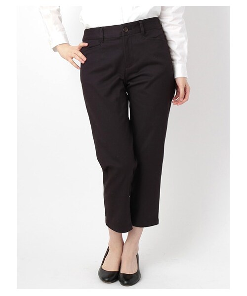 E hyphen world gallery（イーハイフンワールドギャラリー）の「テーパードパンツ（パンツ・レディース・ベージュ/カーキ/ネイビー・F）」の3枚目の写真