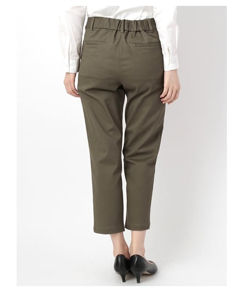 E hyphen world gallery（イーハイフンワールドギャラリー）の「テーパードパンツ（パンツ・レディース・ベージュ/カーキ/ネイビー・F）」の6枚目の写真