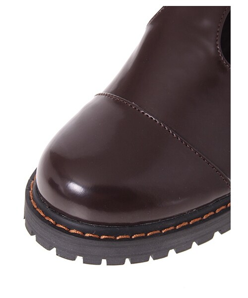 ehka sopo(エヘカソポ)の「ehka sopo Tストラップシューズ 1804524-89-13-13(その他シューズ・レディース・ブラック/ダークブラウン・M/L)」の8枚目の写真