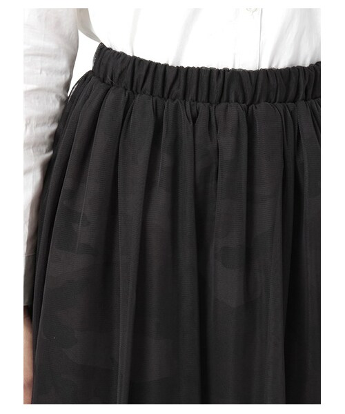 SEVENDAYS=SUNDAY（セブンデイズサンデイ）の「・迷彩プリント チュールスカート（スカート・レディース・カーキ/ネイビー・M/L）」の6枚目の写真