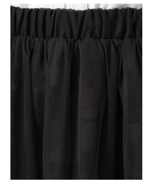 SEVENDAYS=SUNDAY（セブンデイズサンデイ）の「・迷彩プリント チュールスカート（スカート・レディース・カーキ/ネイビー・M/L）」の8枚目の写真