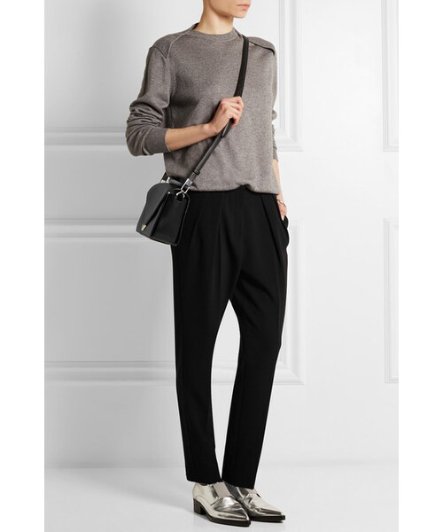 alexanderwang（アレキサンダーワン）の「Alexander Wang Crepe tapered pants（その他パンツ・レディース・Black・US2/US4/US6/US8/US10/US0）」の3枚目の写真