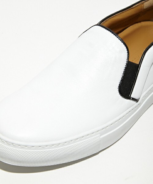 FABIO RUSCONI(ファビオルスコーニ)の「FABIO RUSCONI スリッポンスニーカー(スニーカー・レディース・ホワイト/ブラック・36/37/38/39)」の9枚目の写真