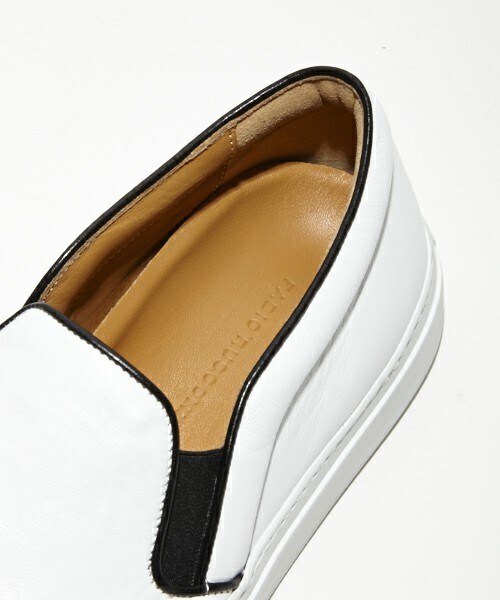 FABIO RUSCONI(ファビオルスコーニ)の「FABIO RUSCONI スリッポンスニーカー(スニーカー・レディース・ホワイト/ブラック・36/37/38/39)」の12枚目の写真