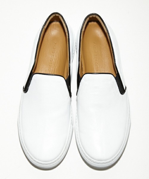 FABIO RUSCONI(ファビオルスコーニ)の「FABIO RUSCONI スリッポンスニーカー(スニーカー・レディース・ホワイト/ブラック・36/37/38/39)」の5枚目の写真