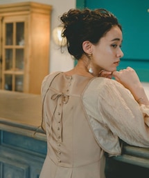 kastane 2piece layered dress サイズ0 Kastane（カスタネ）の「【オケージョンドレス】2piece layered