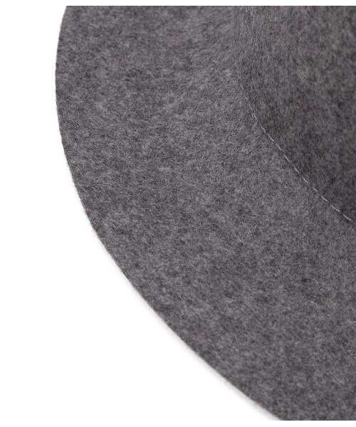 JUNRED（ジュンレッド）の「つば広フェルトハット（帽子・メンズ・ブラック/チャコール・F）」の7枚目の写真