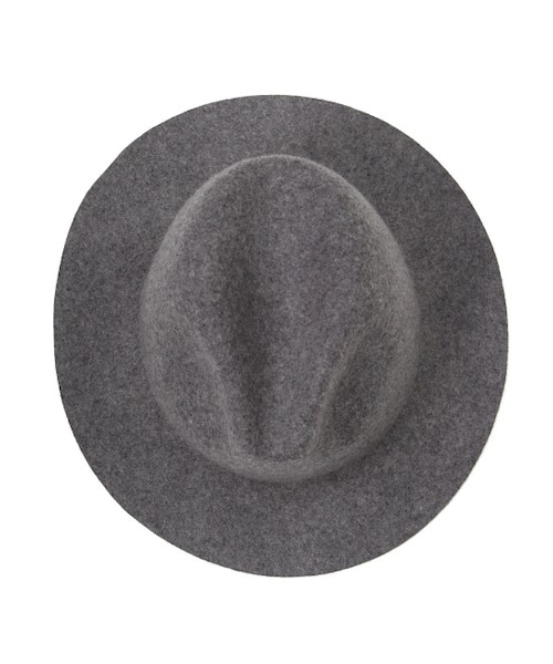 JUNRED（ジュンレッド）の「つば広フェルトハット（帽子・メンズ・ブラック/チャコール・F）」の8枚目の写真