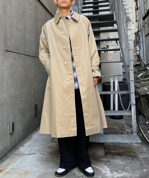 CIAOPANIC(チャオパニック)の「【Gymphlex/ジムフレックス】バルマカーンコート(トレンチコート・メンズ・ベージュ・S/M)」の1枚目の写真