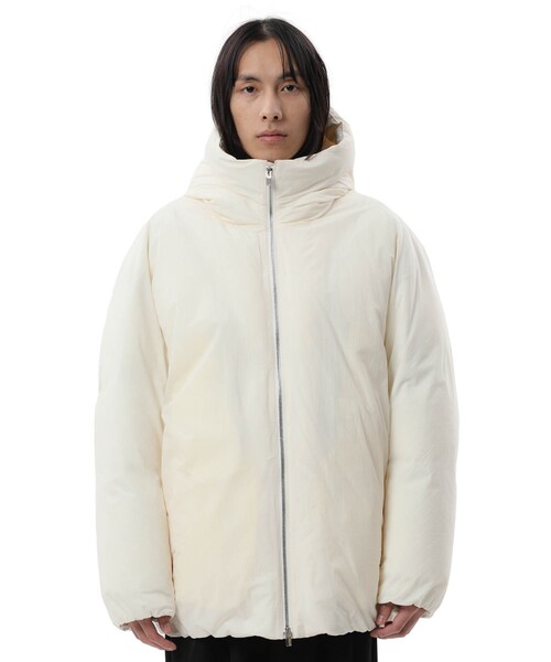 ATTACHMENT（アタッチメント）の「NY TAFFETA HOODED DOWN JACKET 