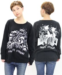 RNA SWEAT | スリーキャッツプリントビッグトレーナー(トップス)