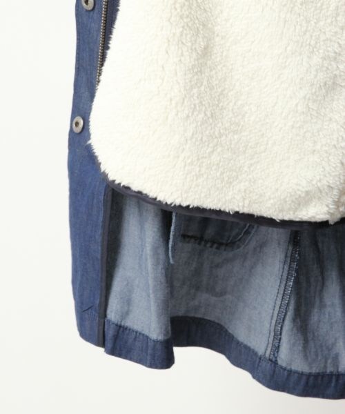 Heather（ヘザー）の「デニム２ＷＡＹフィールドパーカー（ジャケット/アウター・レディース・ケミカル/ネイビー・FREE）」の13枚目の写真