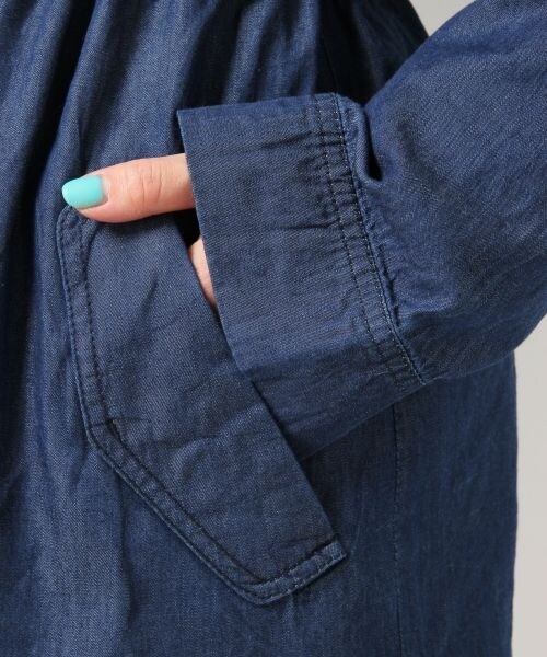 Heather（ヘザー）の「デニム２ＷＡＹフィールドパーカー（ジャケット/アウター・レディース・ケミカル/ネイビー・FREE）」の8枚目の写真