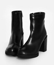 DHOLIC | 裏起毛9cmヒールショートブーツ(ブーツ)