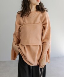 mystic | 【SETアイテム】ビスチェ付ニット(ニット/セーター)